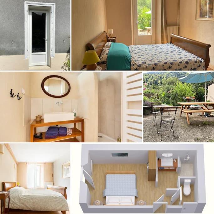 Chambre Double Cosy - Gite De La Louve Fougax-et-Barrineuf Экстерьер фото